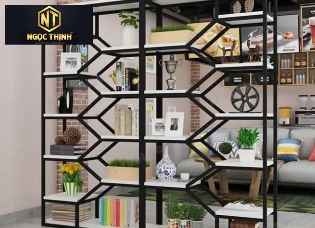 KỆ TRANG TRÍ PHÒNG KHÁCH CHỐNG MỐI MỌT